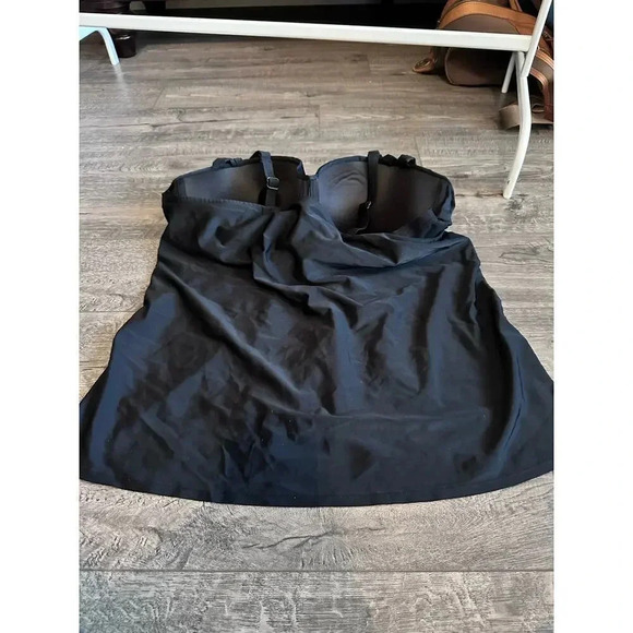 Swim By Cacique Women's Black One Piece Swimwear Tankini Size 42DD - Picture 4 of 7